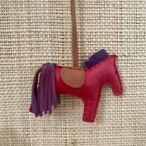 Authentic HERMES Rodeo Horse Bag Charm